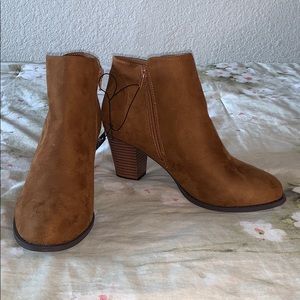 NEW RUE 21 SUEDE BOOTIES